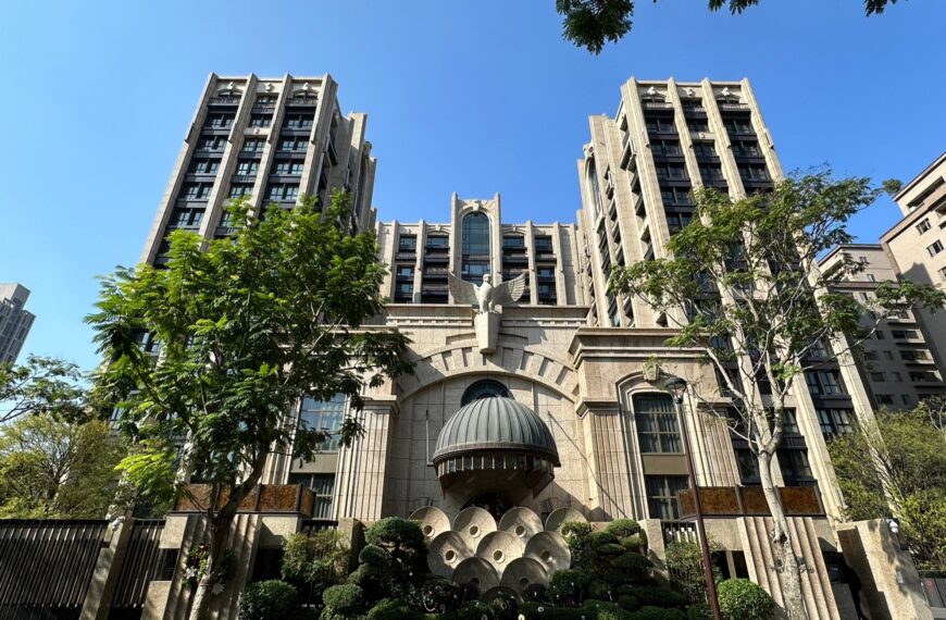 台灣新聞通訊社-全年豪宅總價王在這裡 買家拿8.4億現金霸氣買兩層樓