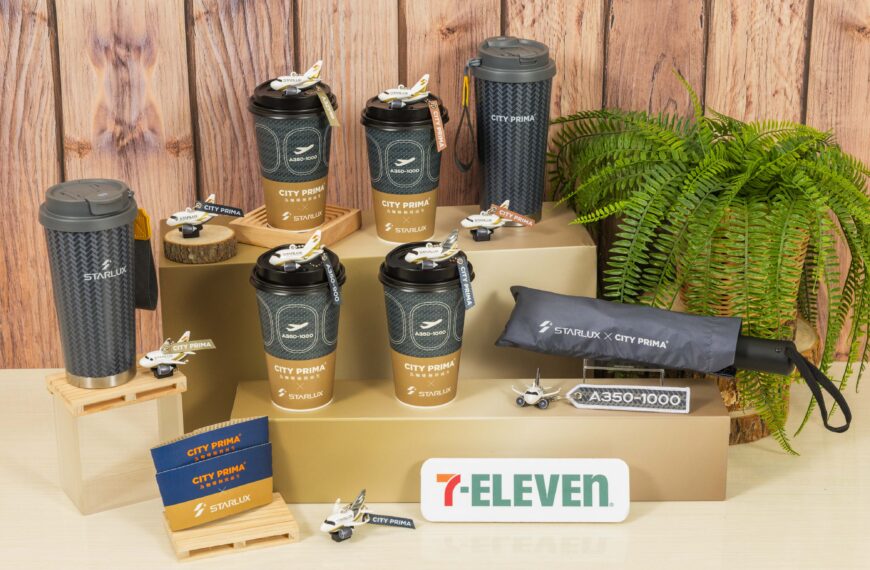 台灣新聞通訊社-7-ELEVEN 再掀話題！CITY PRIMA×星宇航空聯名 9元搶限量飛機杯塞