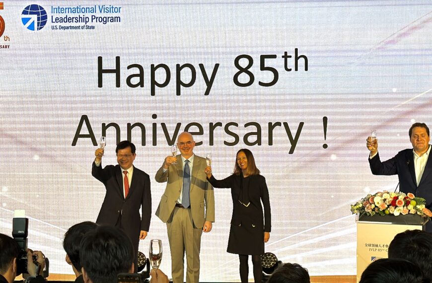 台灣新聞通訊社-1300台人參與美全球領袖計畫 谷立言:強化台美長久友誼