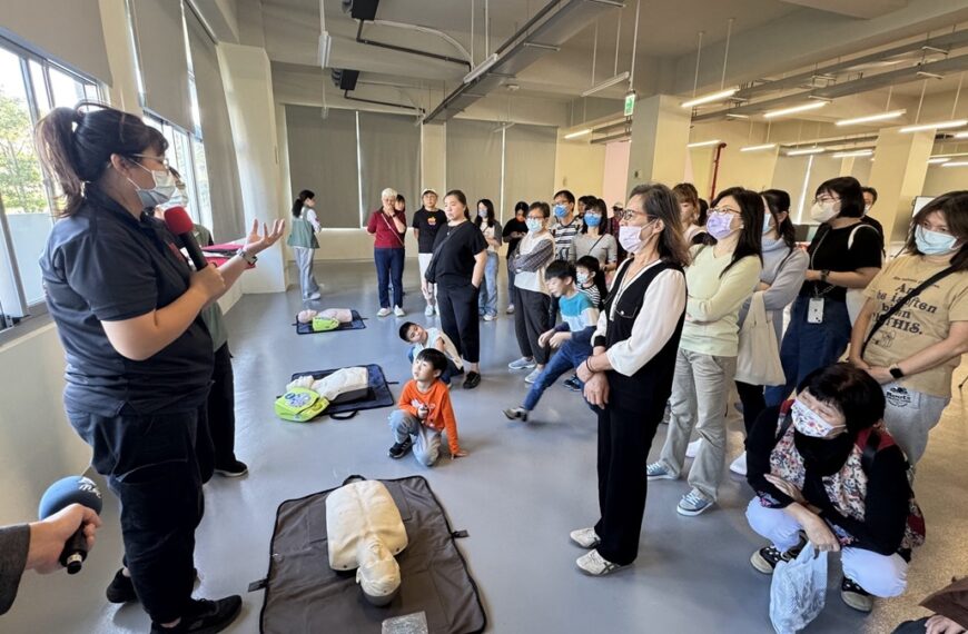 台灣新聞通訊社-防災量能再升級 淡水區崁頂里防空避難巡禮強化民眾應變力