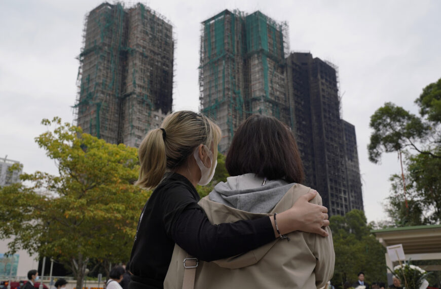 台灣新聞通訊社-找到1遺骸!香港大火死者增至160人 失聯者大減至6人