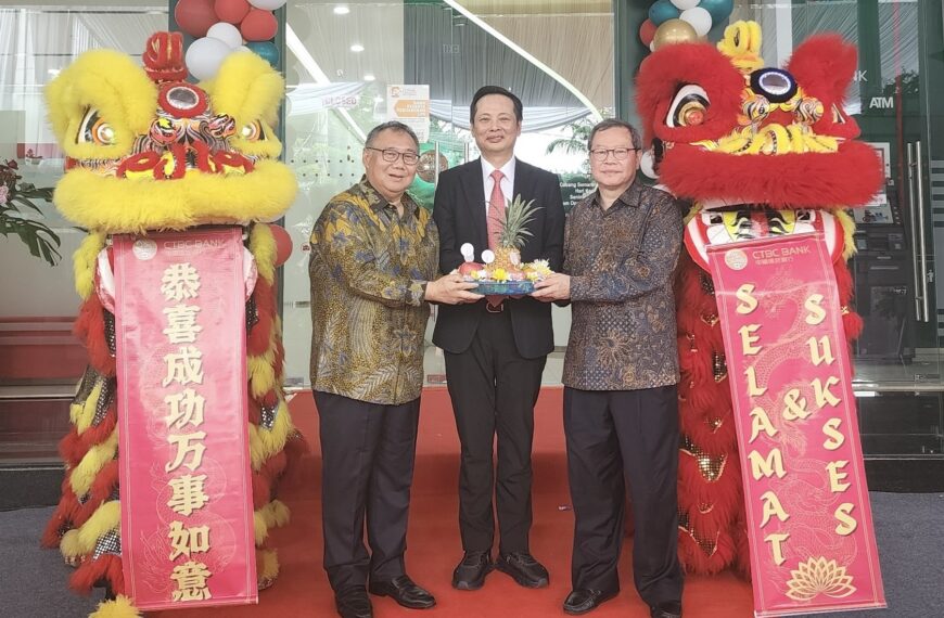 台灣新聞通訊社-中信銀印尼子行三寶瓏分行今開業 強攻台商南向商機