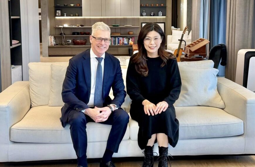 台灣新聞通訊社-鄭麗文與澳洲辦事處代表會面 話題觸及穩定能源供應