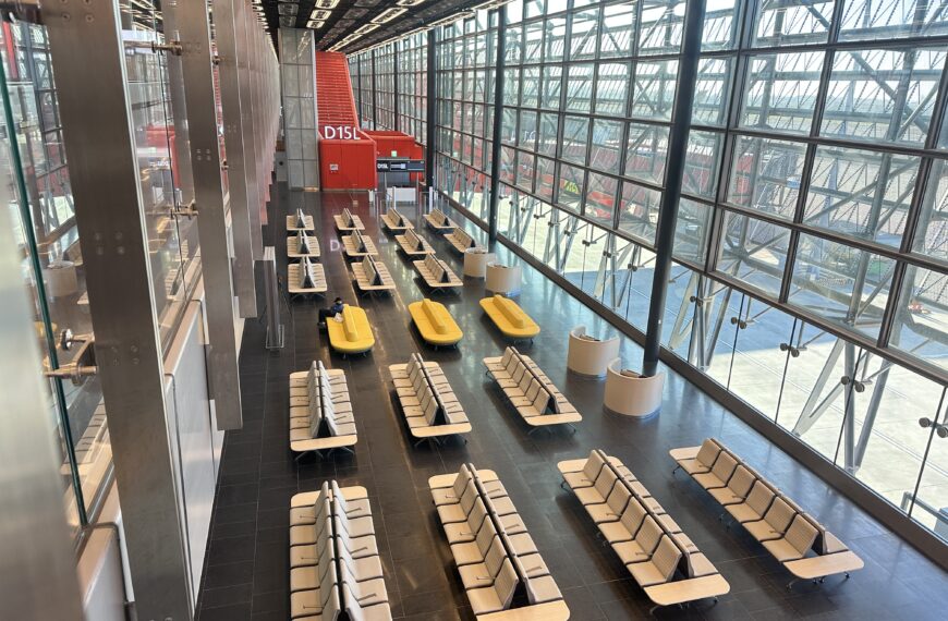 台灣新聞通訊社-桃園機場第三航廈北廊廳試營運 有望聖誕節前正式啟用