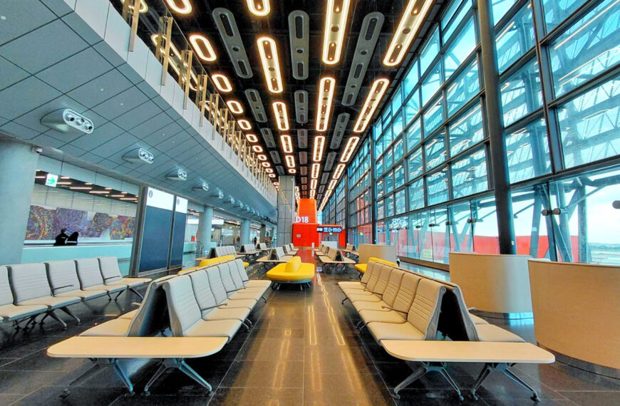 台灣新聞通訊社-桃機第3航廈北登機廊廳試營運 須抓好登機時間