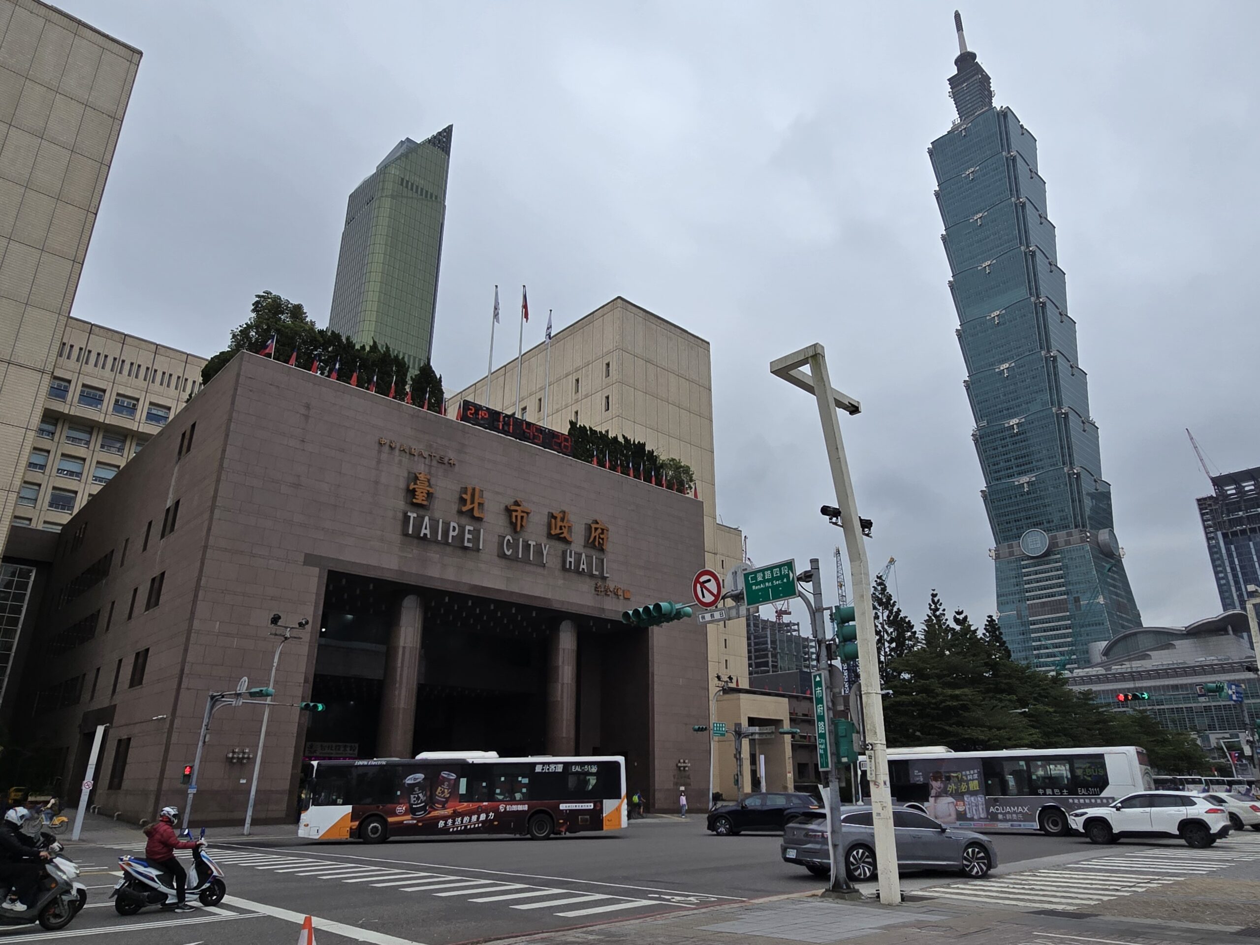 台灣新聞通訊社-2026台北最High新年城 市府路提早封閉