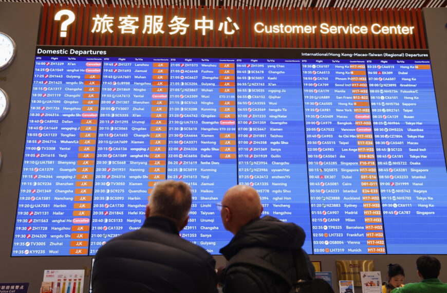 台灣新聞通訊社-12月中日航班續冷 取消率超過4成、1900班