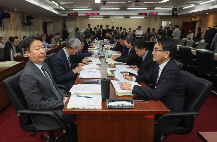 台灣新聞通訊社-危害海纜設備將沒收 立法院初審通過「海纜七法」