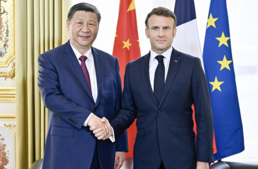 台灣新聞通訊社-法國總統馬克宏將訪問中國大陸三天