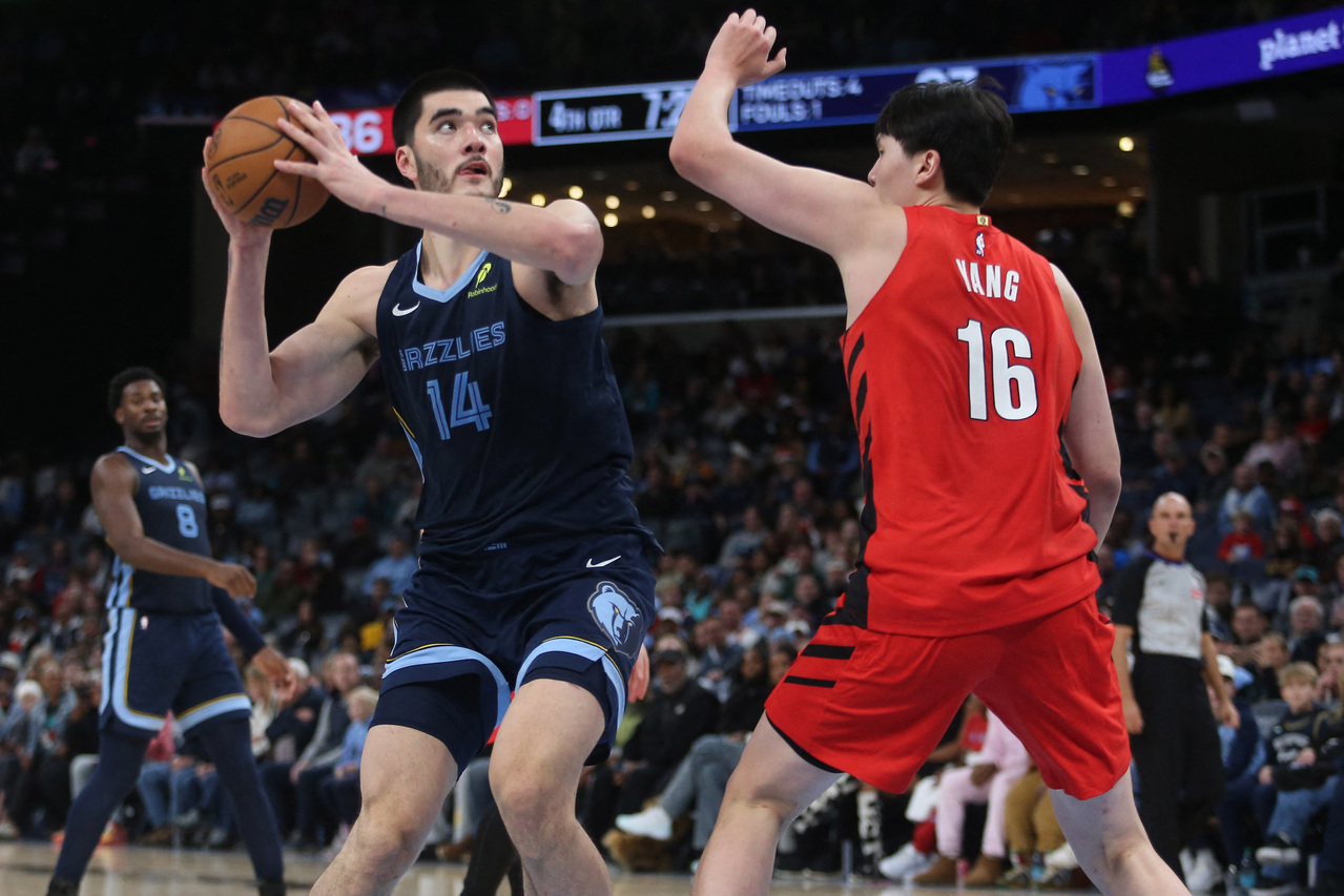 台灣新聞通訊社-NBA／灰熊9戰7勝卻傳壞消息 221公分中鋒周志豪因傷缺陣4周