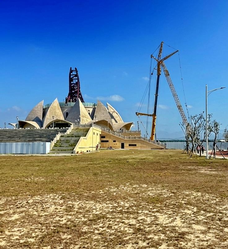 台灣新聞通訊社-等了三任市長！大安媽祖像明年7月完工 業界大老：沒配套絕對賠慘