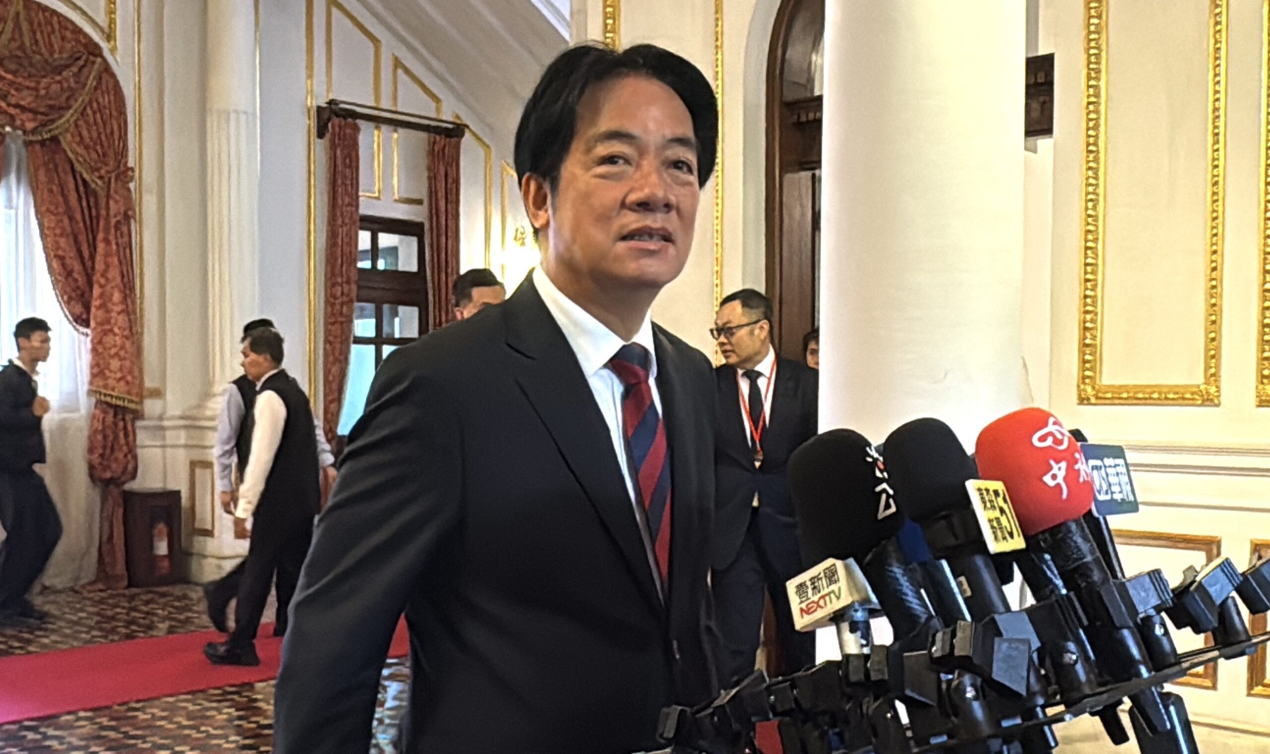 台灣新聞通訊社-賴總統：年金牽涉國家財政永續 盼朝野再思考