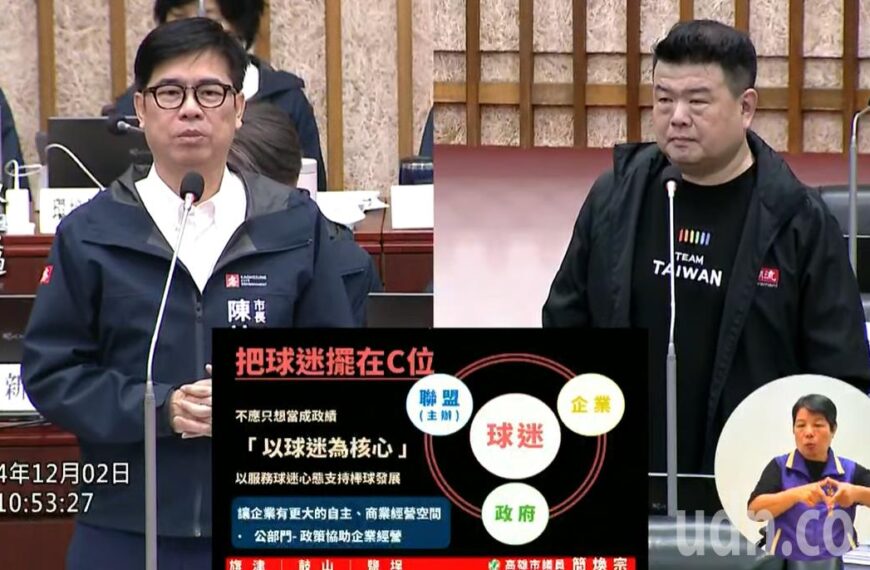台灣新聞通訊社-打臉賴瑞隆的大巨蛋政見？陳其邁：擔心生蛋太多變蛋塔
