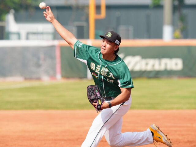 台灣新聞通訊社-大專棒球聯賽／黃玠瀚延長賽跨局連5K 國體預賽收第10勝