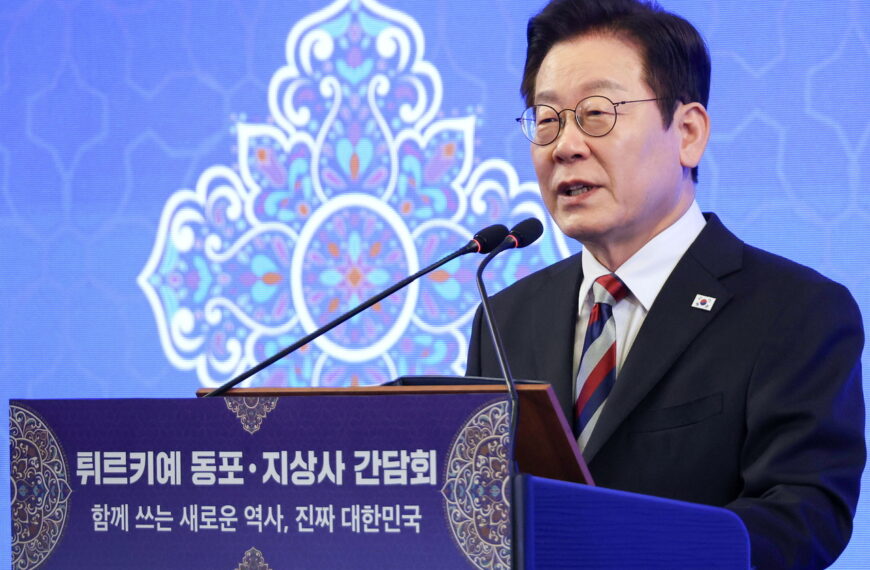 台灣新聞通訊社-稱「南韓必須走向統一」 李在明提議恢復南北聯絡管道