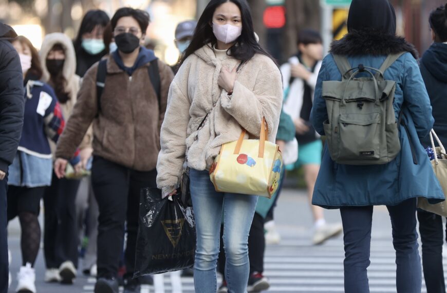 台灣新聞通訊社-賈新興：周六日氣溫回升 下周一東北季風再增強降溫