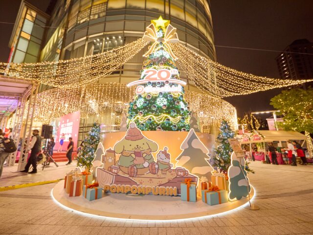 台灣新聞通訊社-Global Mall 打造「布丁狗耶誕樹」、耶誕市集 拚業績年增10%