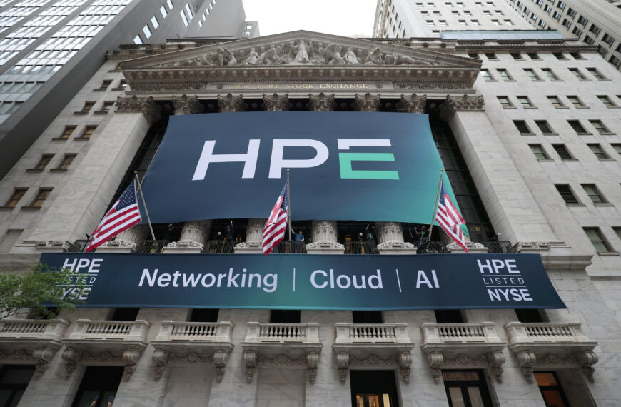 台灣新聞通訊社-HPE財測失利嚇壞市場 部分AI伺服器訂單延後 盤後重挫9%
