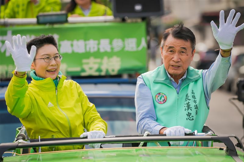 台灣新聞通訊社-林岱樺以落髮行動表態　盼持續為高雄發展努力