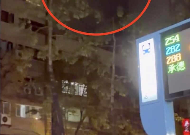 台灣新聞通訊社-快訊／北市大安區大樓火警！「10樓火煙竄出」同戶1男1女OHCA送醫