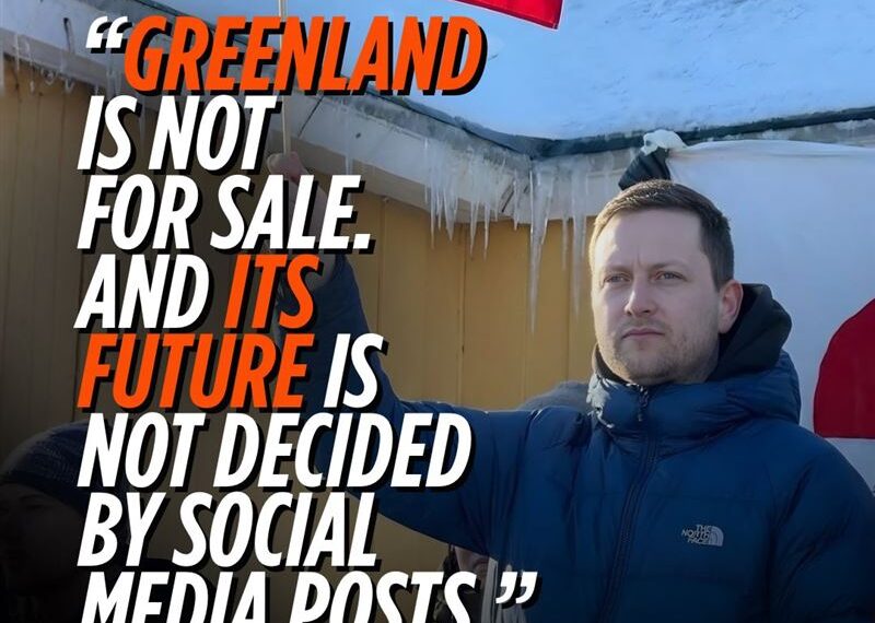 台灣新聞通訊社-轟川普態度「極不尊重」!格陵蘭議員憂美威脅升高 籲北歐展現團結