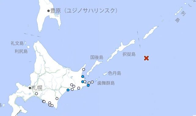 台灣新聞通訊社-快訊／日本北海道「規模6.2大地震」　震源深度僅10公里