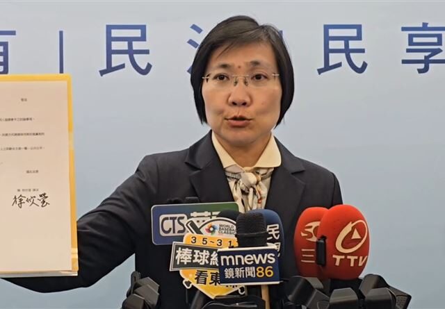 台灣新聞通訊社-徐欣瑩嗆陳見賢先辭主委！發言人：前民國黨主席不用急著拔掉國民黨主委