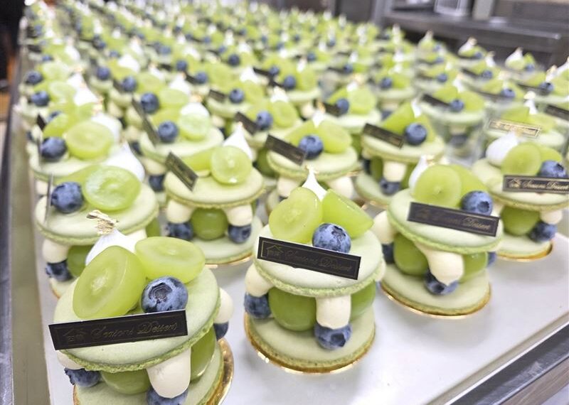 台灣新聞通訊社-甜點叫「青提」遭出征！沉默2天　店家再發聲明：已完成蒐證