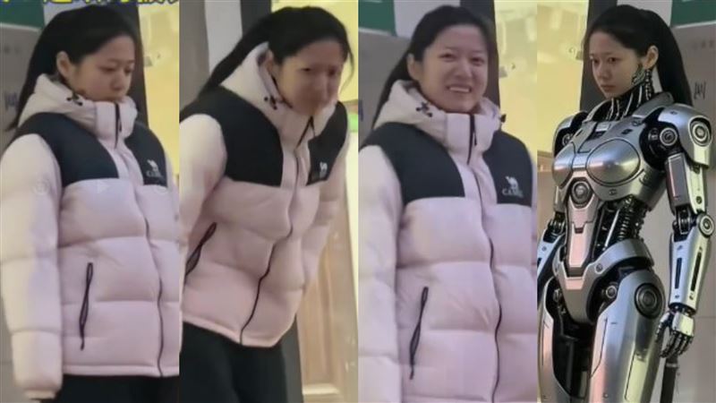 台灣新聞通訊社-男友在身邊竟沒發現！近視眼女友「超認真站崗」爆火：眼神茫然萌翻全網