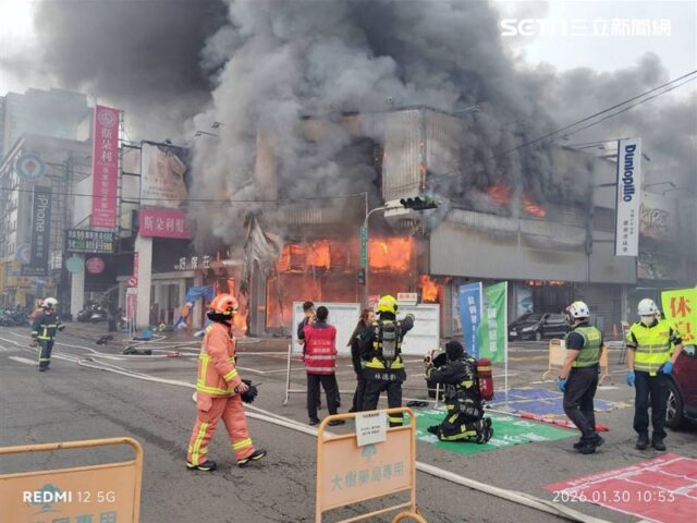 台灣新聞通訊社-快訊／台中惡火狂燒8店家！「濃煙密布」持續擴散中…市府急發空污警報