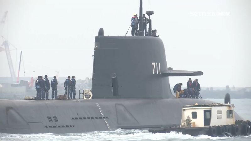 台灣新聞通訊社-海鯤艦完成「淺水潛航」仍被卡 林俊憲轟藍白認賊作父:讓官兵陷風險