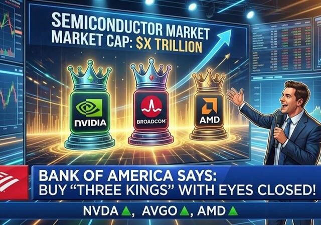 台灣新聞通訊社-半導體衝破兆美元！美銀喊話　輝達、博通、AMD「三王」閉眼買就對了