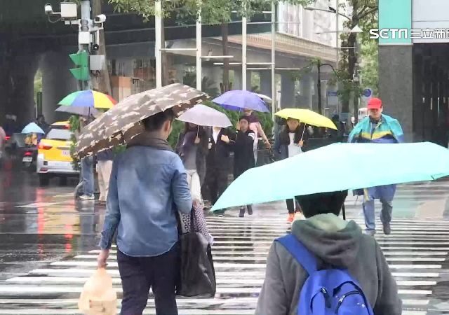 台灣新聞通訊社-雨神降臨！「這時段」華南雲雨東移全台有雨　最低恐探10度