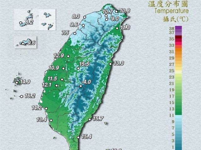 台灣新聞通訊社-兩天同一時間「氣溫差6度」！鄭明典曝關鍵原因：並非有暖空氣