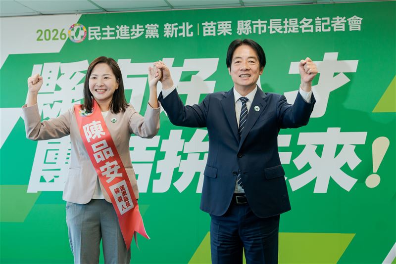 台灣新聞通訊社-【2026綠點將1】與賴清德深談觸動她 陳品安為「從政初衷」戰苗栗縣長