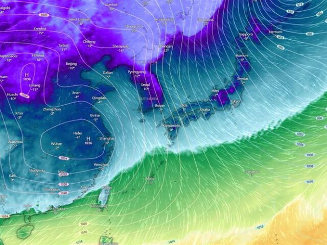 台灣新聞通訊社-強冷空氣將襲東亞！粉專示警「台灣也難逃」　日韓恐再有暴風雪