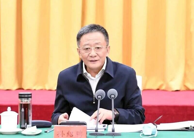 台灣新聞通訊社-前內蒙古書記孫紹騁落馬 2026首名被查正部級官員