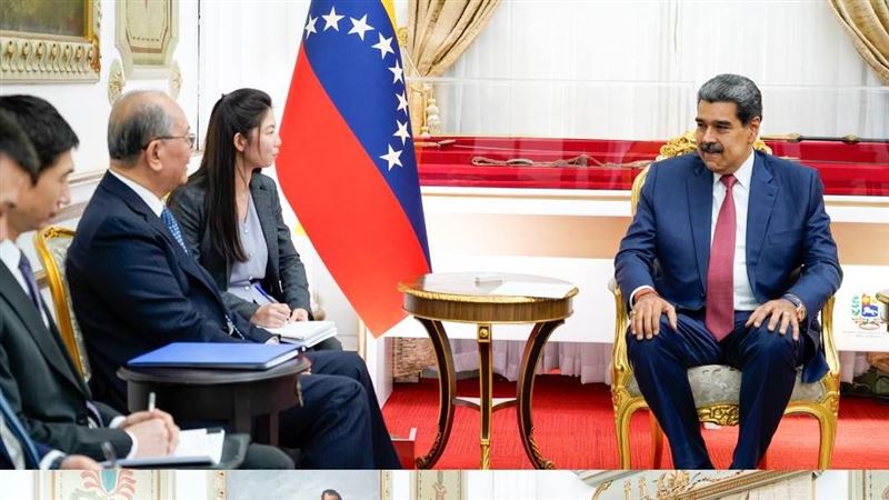 台灣新聞通訊社-最後自由時刻！馬杜洛接見中國特使道「新年快樂」數小時後就被美軍抓走