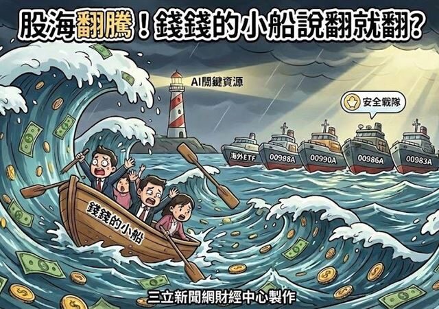 台灣新聞通訊社-股海震盪免驚！5檔超抗跌「嚴選ETF」名單出爐　最強的漲幅近16%