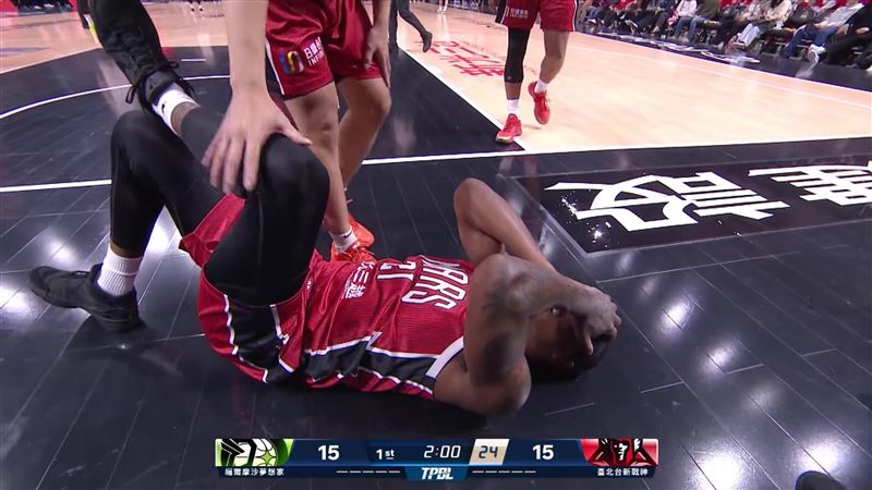 台灣新聞通訊社-TPBL/威力斯「視網膜出血」只能平躺 預計休養1到2週