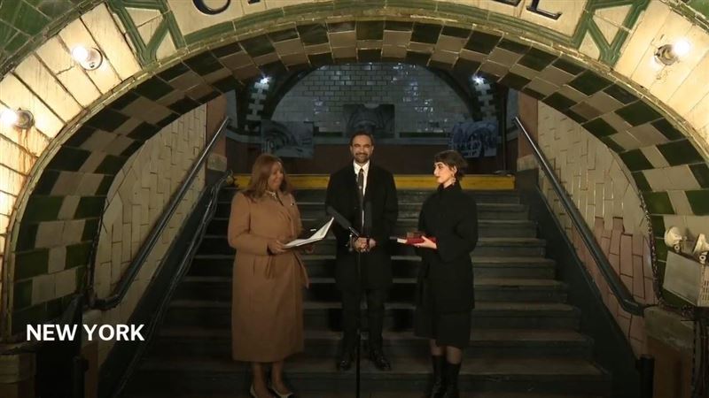 台灣新聞通訊社-史上最年輕！紐約市長曼達尼就職典禮　重申社會主義、打造紐約試驗場