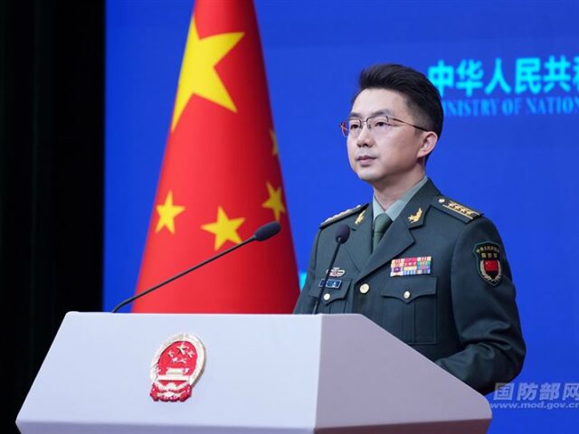 台灣新聞通訊社-害怕想起來？中國國防部被狂問張又俠　記者會文字實錄「全部被消失」