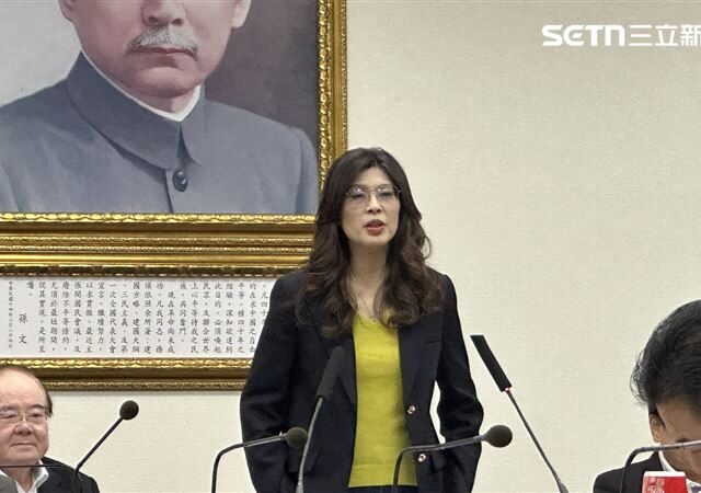 台灣新聞通訊社-炎上了！鄭麗文稱「中國親人」遭網轟「有親人整天拿飛彈對準你嗎？」