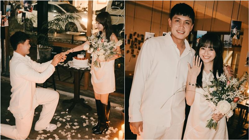 台灣新聞通訊社-中職／味全龍劉基鴻也求婚成功！　16萬網紅女友告白：謝謝你選擇我