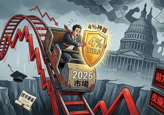 台灣新聞通訊社-波動專殺散戶！今年不是順風車　群益急喊：快抱緊「4%神器」永保安康