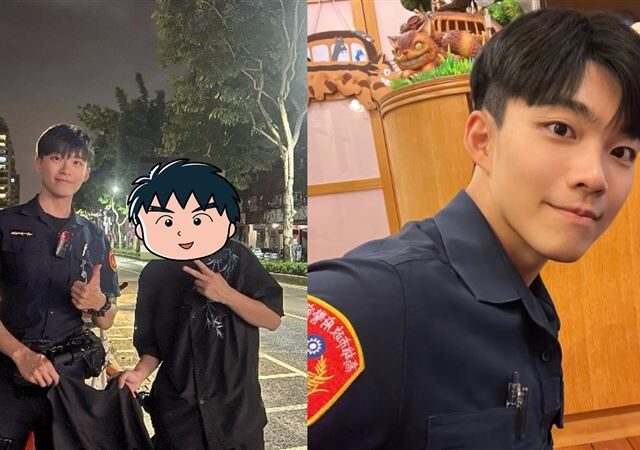 台灣新聞通訊社-高雄暖警爆紅！IG私照曝光、逾7萬人追蹤　顏值超高網暴動：想被接住