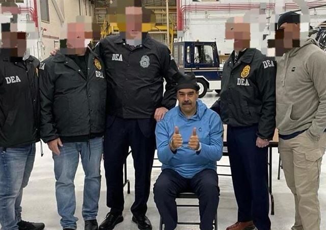 台灣新聞通訊社-NIKE套裝換掉了！馬杜洛「穿新衣」上銬還比讚　品牌官方親發聲