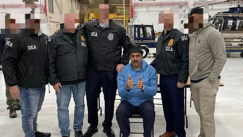 台灣新聞通訊社-NIKE套裝換掉了！馬杜洛「穿新衣」上銬還比讚　品牌官方親發聲