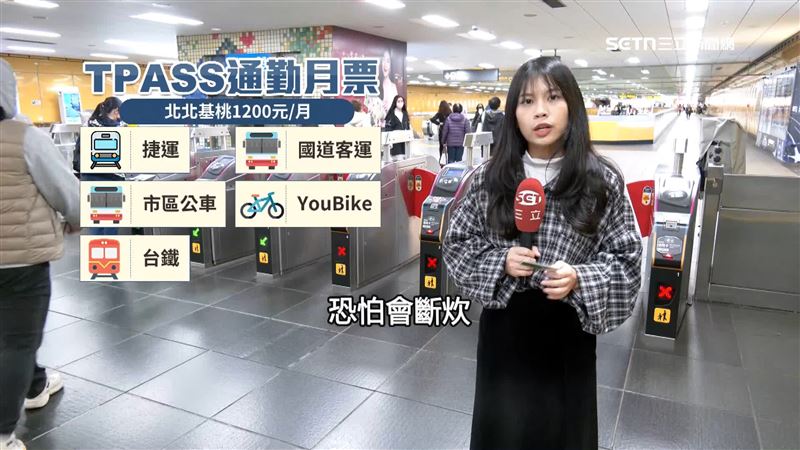 台灣新聞通訊社-通勤族慘了？總預算卡關、北市TPASS估撐至月底