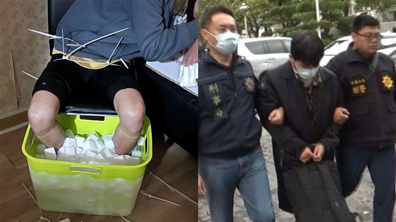 台灣新聞通訊社-恐怖詐保男又被訴！腿泡乾冰截肢、檢再挖出「火燒酒精衣」聳人影片